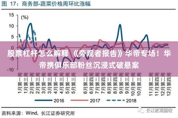 股票杠杆怎么解释 《旁观者报告》华帝专场！华帝携俱乐部粉丝沉浸式破悬案