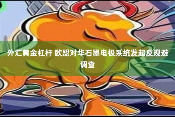 外汇黄金杠杆 欧盟对华石墨电极系统发起反规避调查